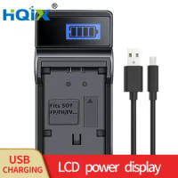 HQIX for Sony HDR-PJI0E PJ30E PJ50E PJ200E PJ220E PJ230E PJ260E PJ340E PJ430E PJ510 PJ350E PJ380E Camera NP-FV70 Battery Charger