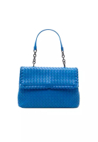 BOTTEGA VENETA 心愛的 Bottega Veneta 中型 Nappa Intrecciato Olimpia 單肩包