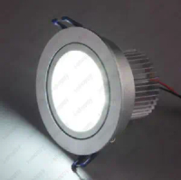 10 7W LED Ceiling Downlight Fixture Light Frosted Bulbs
