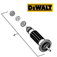 Dewalt ARMATURE Rotor For DWE8210S DWE8200S DWE8200T DWE8212S DWE8211S DWE8210P DWE8202T DWE8202S N389432 220-230V