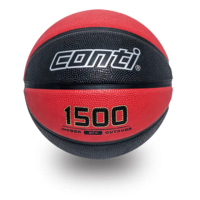 【Conti】原廠貨 7號籃球 高觸感雙色橡膠籃球/競賽/訓練/休閒 黑/紅(B1500-7-RBK)