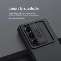 Nillkin Silky Soft Silicone Shockproof 180° Folding Slide Camera Case For Samsung Galaxy Z Fold 5 5g Cover For Samsung Z Fold5