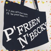 New Thailand Stars Drama GAPtheseries Freen Becky FreenBecky Foldable Shopping Bag Handbag Printed Shoulder Bags