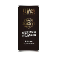 【貝納頌】義式特濃黑咖啡(210mlx24入/箱 無糖)