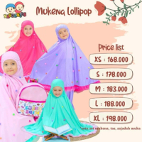 mukena anak lollipop by Rangga Kids Mukenah Muslim
