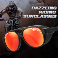 Brand Cycling Circular Sunglasses MTB Bicycle Eyewear Sports Road Bike Goggles Windproof Running Man Women Sunglasses UV400