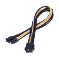 【SilverStone 銀欣】PP07-EPS8BG(8pin轉EPS12V 8pin 4+4 電源供應器延長線)