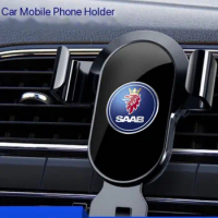 Car Phone Holder Car Air Vent Clip Mount Mobile Phone Holder Support for SAAB 93 Tuning 95 9 3 9 5 SAAB 9-3 9-5 900 9000
