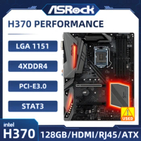 ASRock FATAL1TY H370 PERFORMANCE LGA 1151 Intel H370 DDR4 USB 3.1 Supports 9th/ 8th Gen Intel Core cpu 6 x SATA3 M.2 ATX