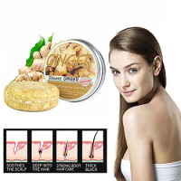 2022 New Korean Organic Ginger Shampoo Bar Anti Hair Loss Shmpoo Soap Hair Growth Care Soap Bathing Accessories Hair Care Tool