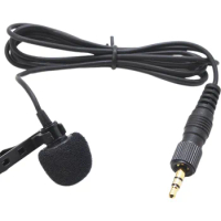 Replacement SR-UM10-M1 Lavalier Microphone with Locking 3.5mm for BOYA WM6 WM8PRO WFM12 UwMic9 UwMic15 Wireless Systems