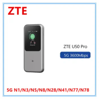 Unlocked Original ZTE Portable WiFi 5G Router MU5120 WIFI 6 10000mAh 3600Mbps NSA+SA Mobile Hotspot 5G Router With Sim Card Slot