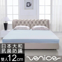 Venice 日本防蹣抗菌12cm記憶床墊-雙人5尺(贈收納袋)