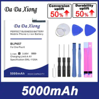 DaDaXiong New 5000mAh BLP657 Bateria for for OnePlus 6 OnePlus Six 1+ One Plus 6 Batteries Free Double-Sided Tape Sticker