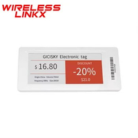 Factory Large Stock Electronic Price Label 90.5*44*12.9Mm Private Label Electronic Electronic Shelf Label eink tag