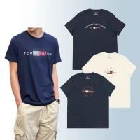 Tommy Hilfiger 簡約休閒時尚 印刷logo 輕薄款 短袖T恤(美版版型 尺寸偏大)