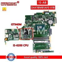 DAX1BMB1AF0 X1B Mainboard For HP Pavilion 15T-AB100 15-AB Laptop Motherboard WIth i5-6200 CPU GT920M/4G Test OK