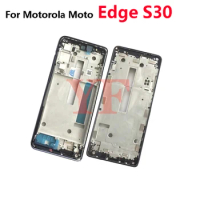 For Motorola Moto Edge S30 Edge 20 30 Pro Lite X30 Power Lite Housing Middle Frame Bezel Plate Cover
