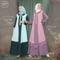 Terbaru Gamis Muslimah Aurany GSA 44 Gamis Syari Aurany Bahan Allya Premium