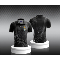 เสื้อโปโลสีดำ Sirikit Queen ครบรอบ 93 ปี มาใหม่ เสื้อโปโล unisex ลิมิเต็ด เหมาะสำหรับดูดซับเหงื่อ น้