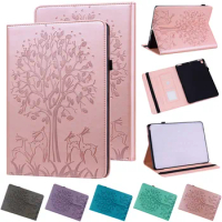 Tablet Funda For Samsung Tab S6 Lite Case 10.4 SM-P615 Embossed Wallet Card Shell For Galaxy Tab S6 Lite 2020 Cover SM-P610 P610