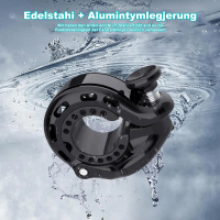 Mountain Bike Bell for Apple AirTag Aluminium Alloy MTB Cycling Horn Anti-Theft Bike Handlebar Bell 