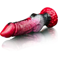 Joyfusion Sytry Huge Silicone Wolf Dildo with Big Knot Adult Toy Suction Cup Monster Dildo