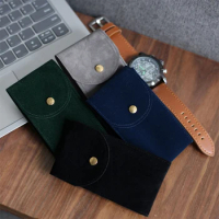 Flannelette Watch Storage Boxes Case Watch Box Collection Protective Black Blue Gray Green Watch Display Bag