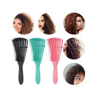 Scalp Massage Hair Brush Detangling Brush Hair Comb Detangling Brush for Curly Hair Brush Detangler Hairbrush Women Men Salon