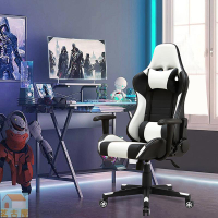 白色電競家用游戲椅休閑椅人體工學電腦椅子臥室專用gaming chair