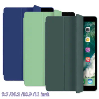 For iPad Air 4 iPad Pro 11 2020 10.2 Silicone Magnetic Case for iPad 7th 8th Generation Case Air 2020 10.9'' 2018 9.7 Funda Capa
