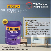 CAT TEMBOK JOTUN - COBALT 6198 - PAIL MAJESTIC MATT