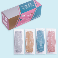 唯心思 - 【元素 KF94 韓式 3D 超立體成人 口罩】 混4色 獨立包裝 (20片)