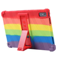 Silicone Protective Case for Lenovo Tab P11 Pro 2nd Gen 11.2 inch 2022 Soft Silicon Drop Resistance Cover Stand Casing