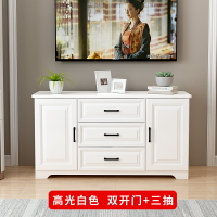 電視櫃 電視桌 客廳桌 客製實木電視櫃簡約小戶型白色儲物櫃組合地櫃高款臥室電視櫃現代簡約『KLG1542』