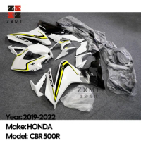 ZXMT Motorcycle Panel ABS Plastic Cowling Bodywork Full Fairing Kit For 2019-2022 HONDA CBR 500R 19 20 21 22 CBR500R Neon