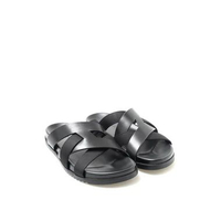 SOLARE BLACK Sandal Kulit Pria by Mario Minardi 40