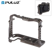 PULUZ Video Camera Cage Stabilizer For Canon EOS R5/EOS R6/ Sony A7 III &amp; A7M3 / A7R3 &amp; A7R III