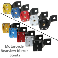 Motorcycle Rearview Mirror Aluminum Alloy Stent Fixed Bracket Holder for Gopro Hero 3 4 5 6 7 Xiaomi Yi SJCAM SJ4000 SJ8 EKEN H9