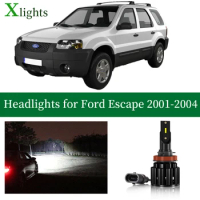 Xlights Car Bulbs For Ford Escape 2001 2002 2003 2004 Led Headlight Low High Beam Canbus Headlamp Lamp Light Accessories Part