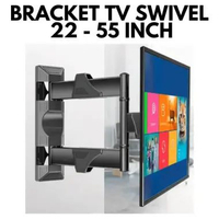 Braket / Bracket TV Swivel 32 40 42 43 50 55 Inch Bisa Geser Kana Kiri
