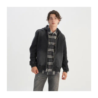 【LEVIS 官方旗艦】男款 舒適 連帽外套 牛仔外套 熱賣單品 0017J-0001