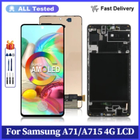 6.7" For Samsung Galaxy A71 LCD Display Touch Screen Digitizer Assembly For Samsung A715 SM-A715F A715W Display Replace