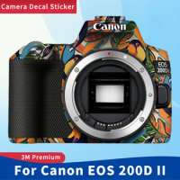 For Canon EOS 200D II Anti-Scratch Camera Sticker Protective Film Body Protector Skin 200D2 200D II