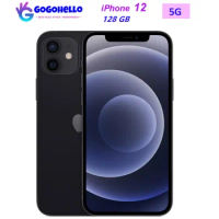 Apple IPhone 12 in 128GB and 4GB RAM IOS A14 Bionic 6.1" Face ID Original Unlocked 5G IPhone 95% Like New 12MP Smartphone