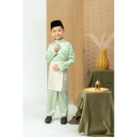 DAPPER | Kids Light Green Baju Melayu - 6037KBS