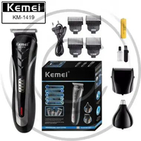 KEMEI / CP-KM-1419 / Alat Cukur Rambut Pria Professional 3in1 (Rambut, Kumis / Jenggot, Hidung) - CO