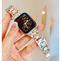 New Inlaid Gemstone Watch Strap For Watch Series11,10 9 8 7 6 5 4 3 2 1,se, se2,Ultra, Ultra 2 Strap