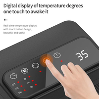 110V新款智慧遙控電暖器桌面迷你PTC暖風機家用速熱靜音取暖器 全館免運