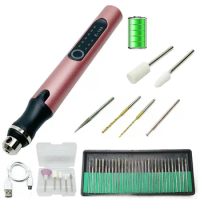 DIY Electric Drill Grinder Mini Drill Engraver Pen Grinder Electric Rotary Tool Grinding Machine 42PCS/Set